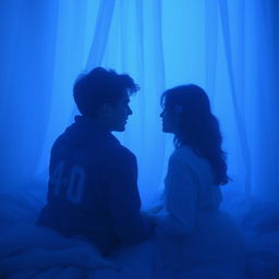 A serene scene inspired by fictional title '1022we met', capturing the essence of a dreamy moment