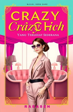 A novel cover for 'Crazy Rich Yang Terlihat Sederhana'