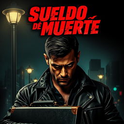 A cinematic movie poster for a film titled 'Sueldo de Muerte'