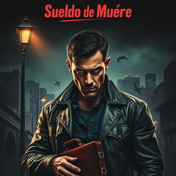 A cinematic movie poster for a film titled 'Sueldo de Muerte'