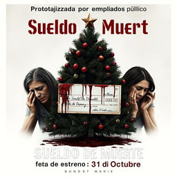 A movie poster for a film titled 'Sueldo de Muerte'