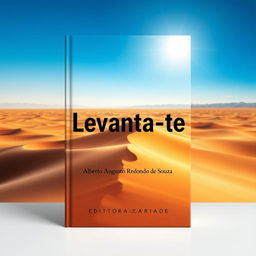 Book cover design for 'Levanta-te' by Alberto Augusto Redondo de Souza