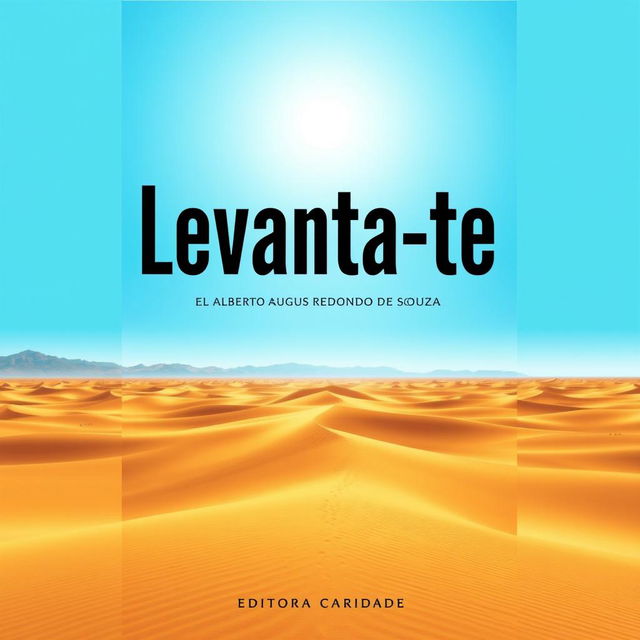 Book cover design for 'Levanta-te' by Alberto Augusto Redondo de Souza