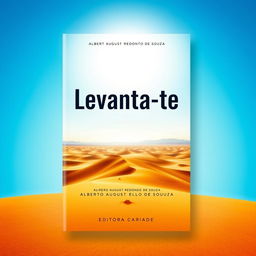 Book cover design for 'Levanta-te' by Alberto Augusto Redondo de Souza