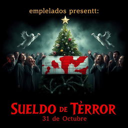 A movie poster for 'Sueldo de Terror'