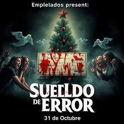 A movie poster for 'Sueldo de Terror'