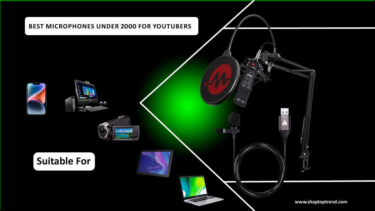 Find the perfect budget microphone under ₹2000, tailored for your specific needs, whether you're recording for YouTube, teaching online, or just need to improve your audio quality!