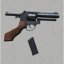 A distinct illustration of Victor Vance's preferred firearm, a character from Grand Theft Auto series