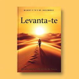 A book cover design featuring the title 'Levanta-te' prominently displayed