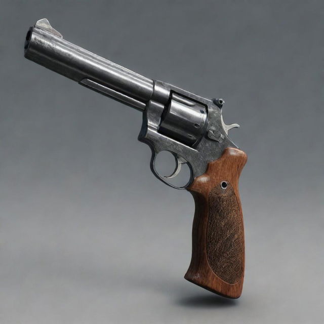 A distinct portrayal of Michael De Santa's trademark firearm, a character from the Grand Theft Auto series