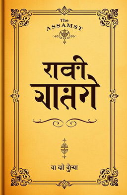 A classic book cover design for a book titled 'সাঁচি ৰখা কিছু কথা' by author 'নিতু দাস'