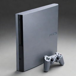 A realistically rendered PlayStation 3 gaming console