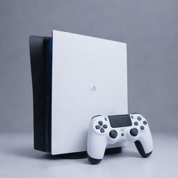 A strikingly detailed PlayStation 5 gaming console