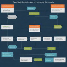 Flowchart depicting the pathway to a high-earning career such as tech entrepreneurship or investment banking