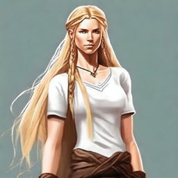 Redesign the Norse woman with a more contemporary look