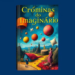 A captivating book cover for a collection of chronicles written by a classroom, inspired by the Surrealism art movement