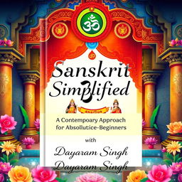An artistic representation that captures the essence of Hinduism, featuring symbols such as the Om symbol, lotus flowers, and deities in a harmonious design