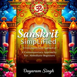 An artistic representation that captures the essence of Hinduism, featuring symbols such as the Om symbol, lotus flowers, and deities in a harmonious design