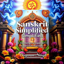 An artistic representation that captures the essence of Hinduism, featuring symbols such as the Om symbol, lotus flowers, and deities in a harmonious design
