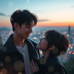 A captivating fanfiction scene inspired by the story 'Echos du destin'