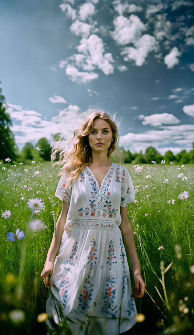 A 20-year-old Estonian woman outdoors, captured with a Nikon Z7 II and Nikkor Z 14mm f/4 S Lens