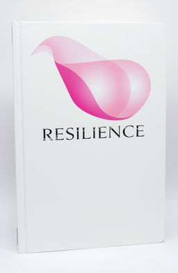 A white cover with beautifully blended shades of pink and purple