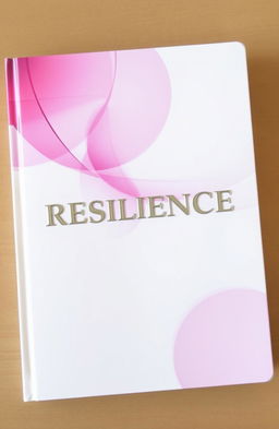 A white cover with beautifully blended shades of pink and purple