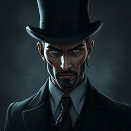 A mysterious man inspired by the aesthetics of the game Content Warning