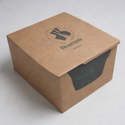 Design a brown kraft gift box for BE brand cookware