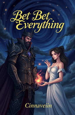 A stunning illustration featuring a beautiful and dangerous Lord of the Dark Realm, exuding an aura of power and mystery