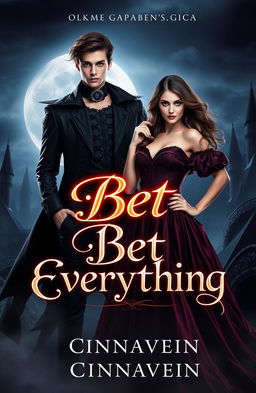 A romantic and dark book cover featuring a young and beautiful lord of the darkness with ethereal features, dressed in an elaborate dark ensemble, exuding an aura of mystery and allure