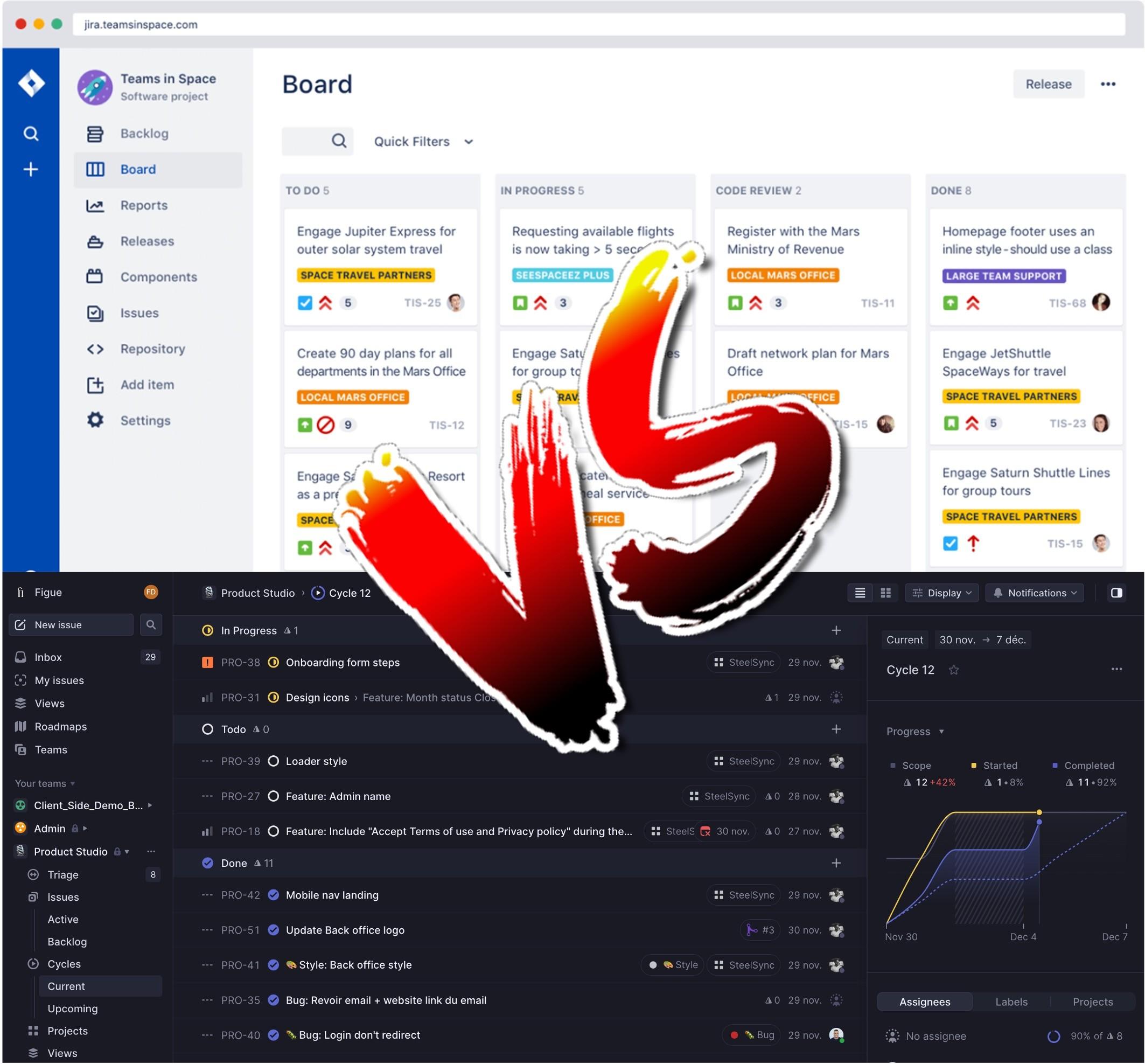 Choosing the perfect project management tool for your SaaS startup can be a challenge! Take this quiz to determine whether Linear or Jira is your best fit, tailored to your team’s unique needs.