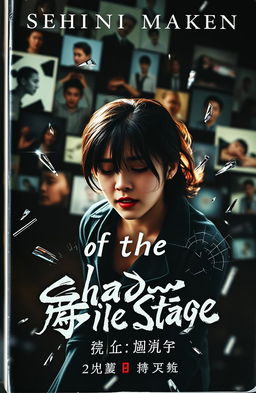 A book cover featuring a blurred background filled with flashes of evocative photography, creating a behind-the-scenes atmosphere