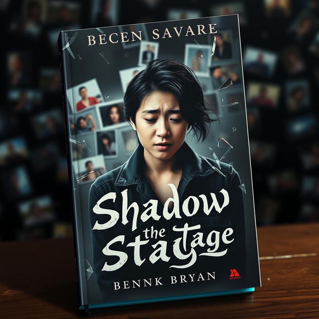 A book cover featuring a blurred background filled with flashes of evocative photography, creating a behind-the-scenes atmosphere