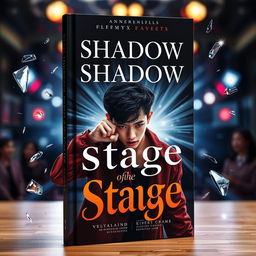 A visually striking book cover featuring a blurred background that bursts with flashes of dynamic photography, replicating a behind-the-scenes ambiance