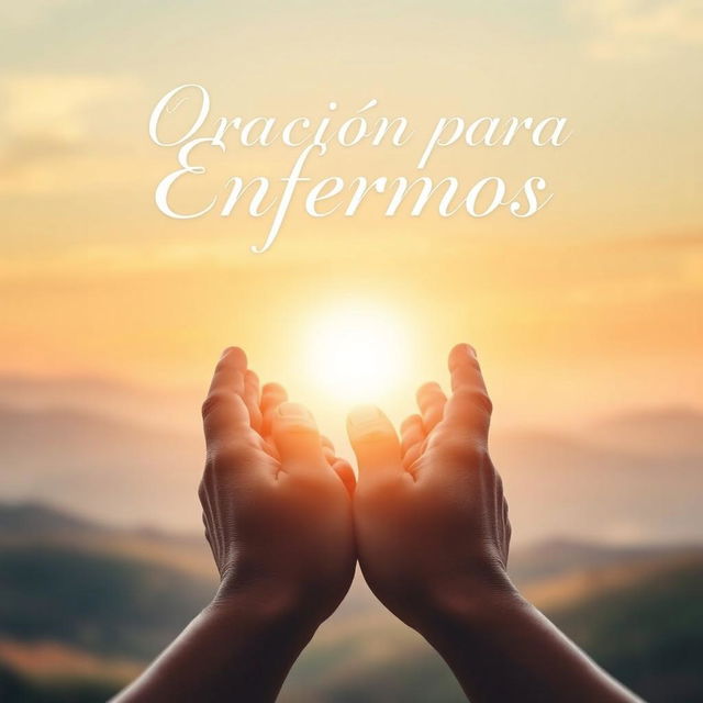 An inviting and serene image that represents hope and healing, ideal for a video thumbnail titled 'Oración para Enfermos'