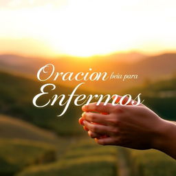 An inviting and serene image that represents hope and healing, ideal for a video thumbnail titled 'Oración para Enfermos'