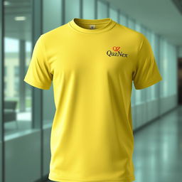 A trendy T-shirt design featuring the letters Q and Z creatively merged into one cohesive logo