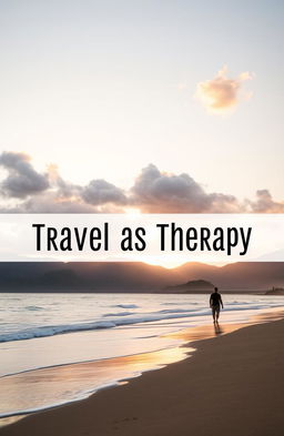 A serene and peaceful landscape representing travel as therapy