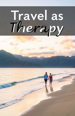 A serene and peaceful landscape representing travel as therapy
