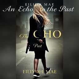 A captivating book cover featuring Eilidh Mae, a character with long blonde hair, set against a backdrop of London