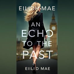 A book cover featuring Eilidh Mae, a striking woman with flowing blonde hair