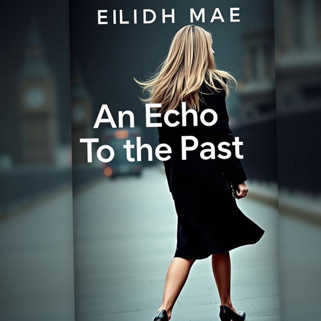 A book cover featuring Eilidh Mae, a striking woman with flowing blonde hair