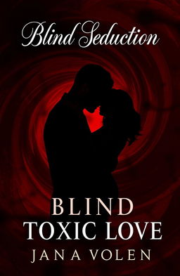 A dramatic and evocative book cover for a multi-genre novel titled "Blind Seduction