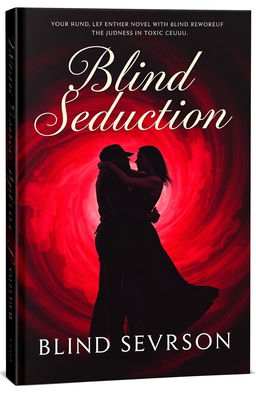 A dramatic and evocative book cover for a multi-genre novel titled "Blind Seduction