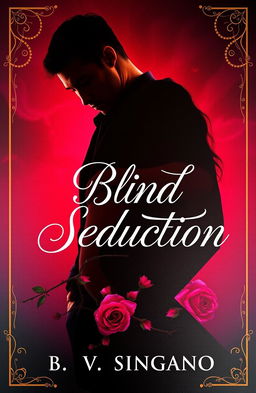 A captivating book cover for the multi-genre novel 'Blind Seduction' by B