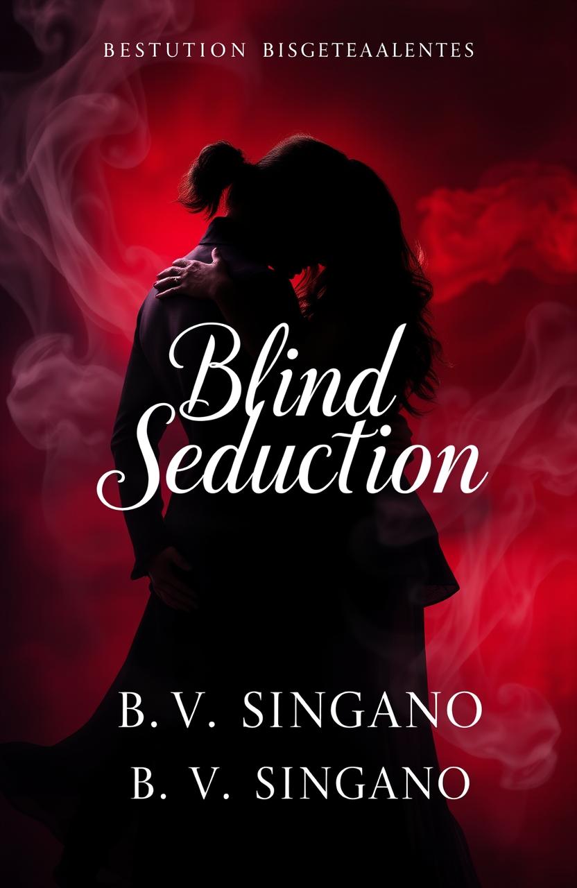 A captivating book cover design for a multi-genre novel titled 'Blind Seduction' by B