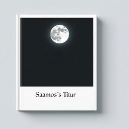 A book without a title, featuring a modern font on the cover