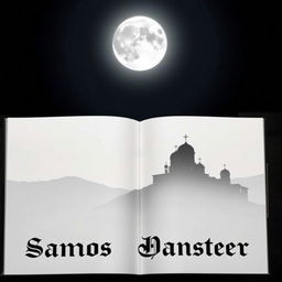 A book without a title, featuring a modern font on the cover