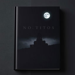 A mysterious book with no title, featuring a sleek, modern font on its cover